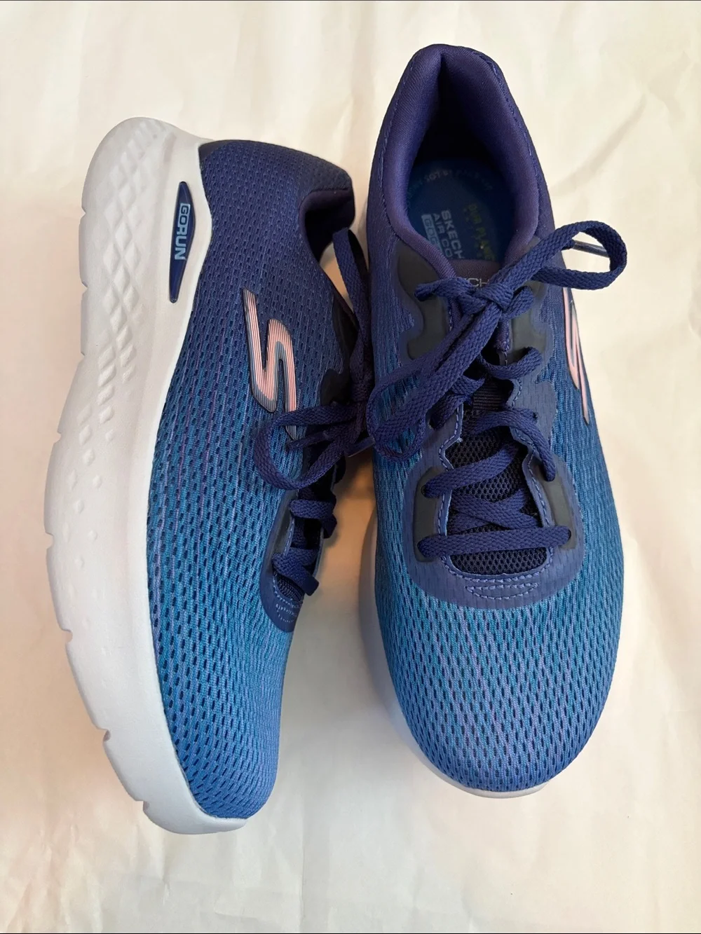 Skechers GO Run Lite Vegan Washable Sneakers Galaxy Navy/Blue
